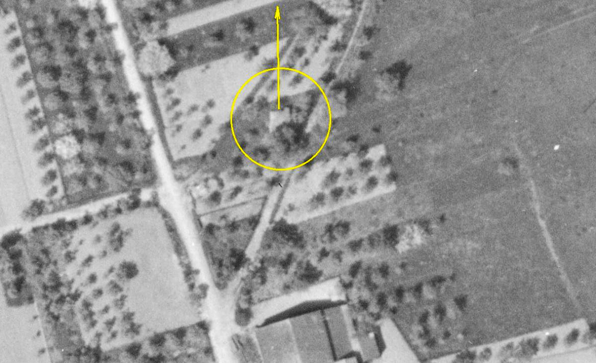 Ligne Maginot - CB154 - ELZANGE NORD - (Blockhaus pour arme infanterie) -   - IGN - Géoportail 1953