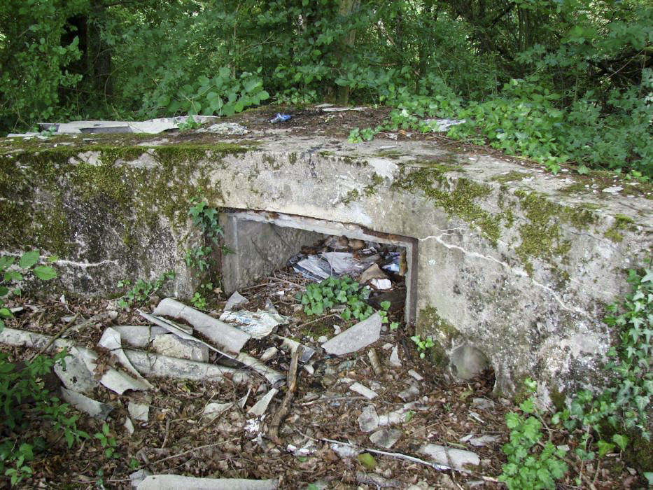 Ligne Maginot - CC1 - (Cuve pour canon) - Une des niches pour munitions - Schnoupf