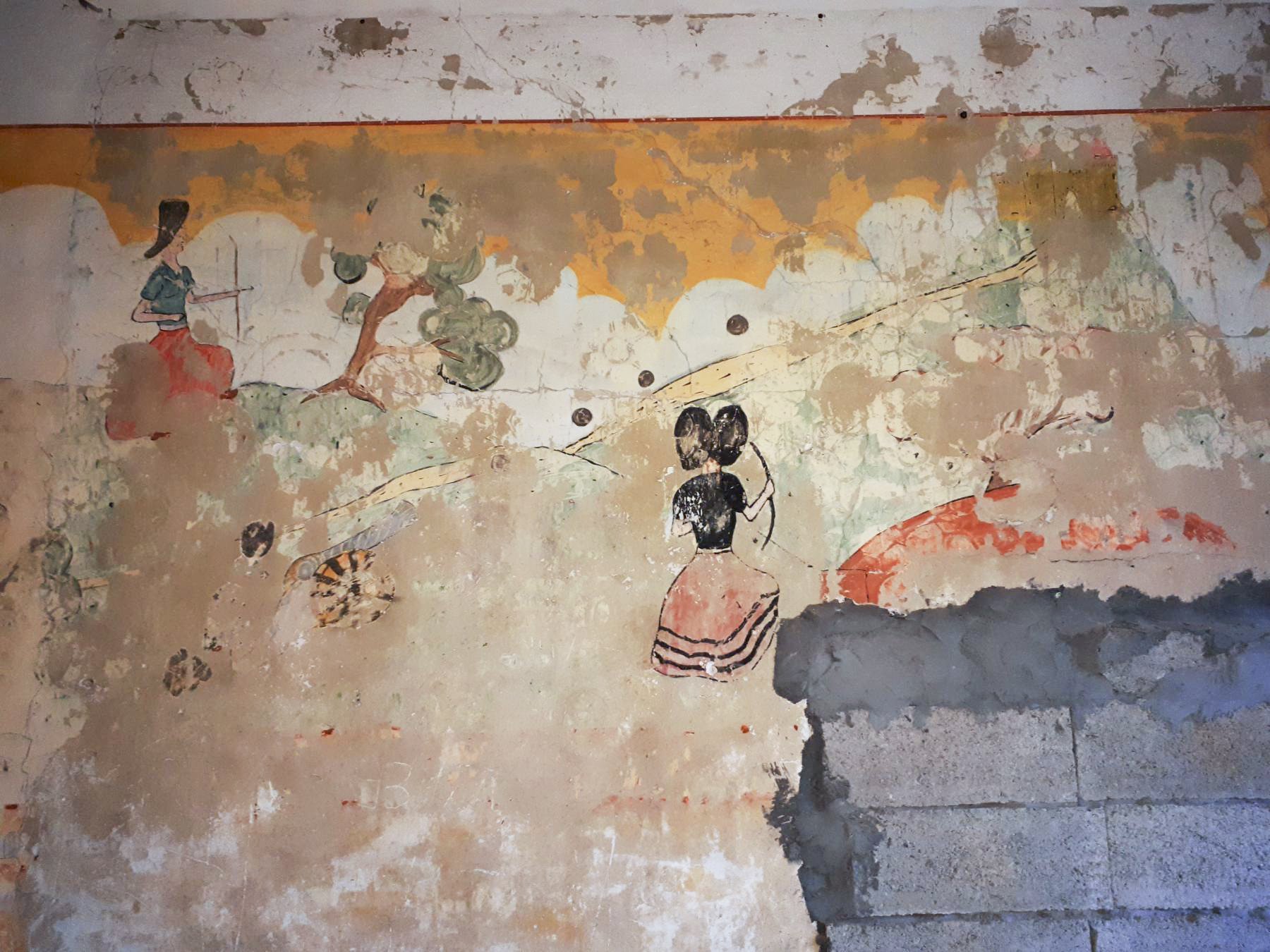 Ligne Maginot - LEMBACH - (Camp de sureté) - Fresque comique 'les alsaciennes' - Gregory Fuchs