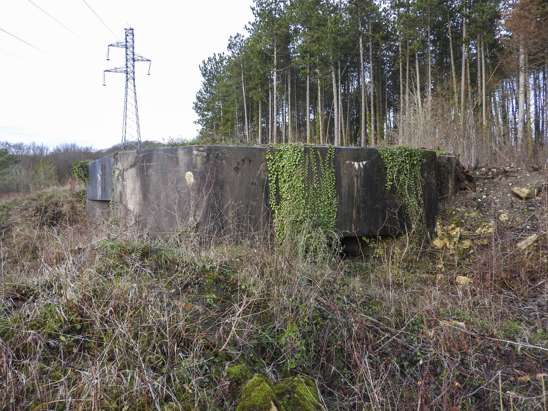 Ligne Maginot - BB10 - (Blockhaus pour canon) - La façade de tir du canon. - STENGER Mathieu