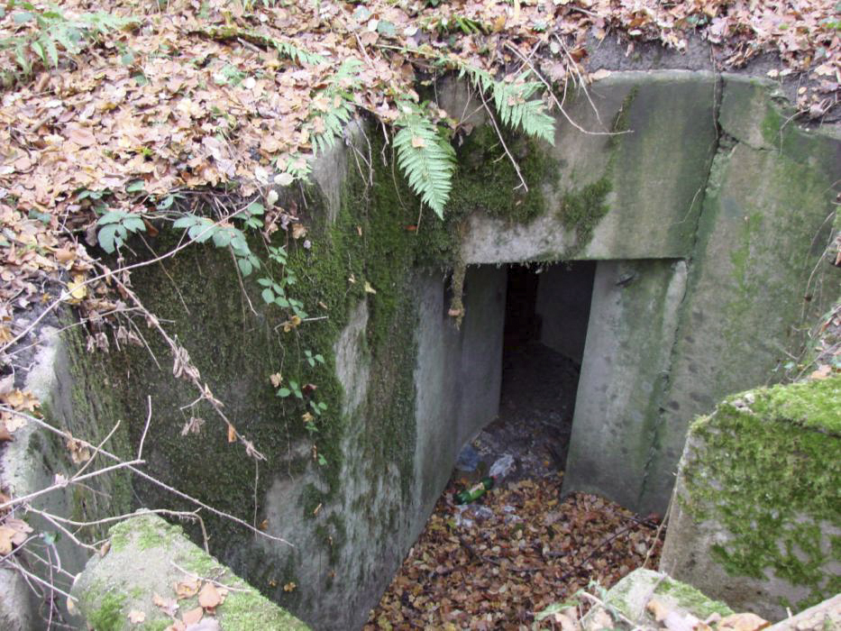 Ligne Maginot - BB10-B - LA HOUVE - (Central téléphonique d'observation) - L'entrée de droite - Schnoupf