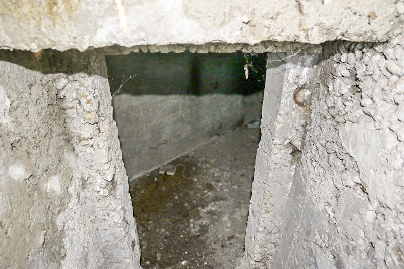 Ligne Maginot - BB344 - ISING - (Blockhaus pour canon) - Vue partielle de l'étage inférieur - Alain Perouffe