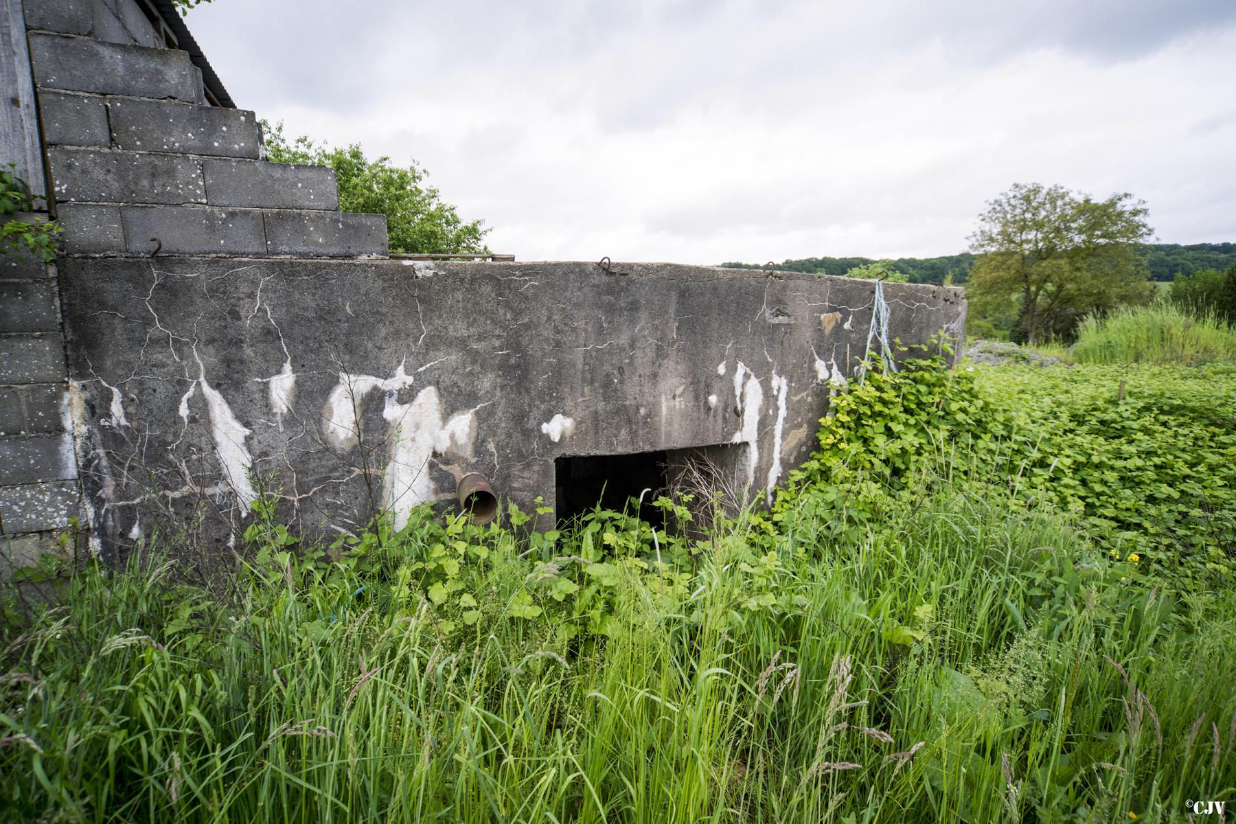 Ligne Maginot - BB345 - EBERSVILLER NORD - (Blockhaus pour canon) - L'entrée - Lia VERMEULEN