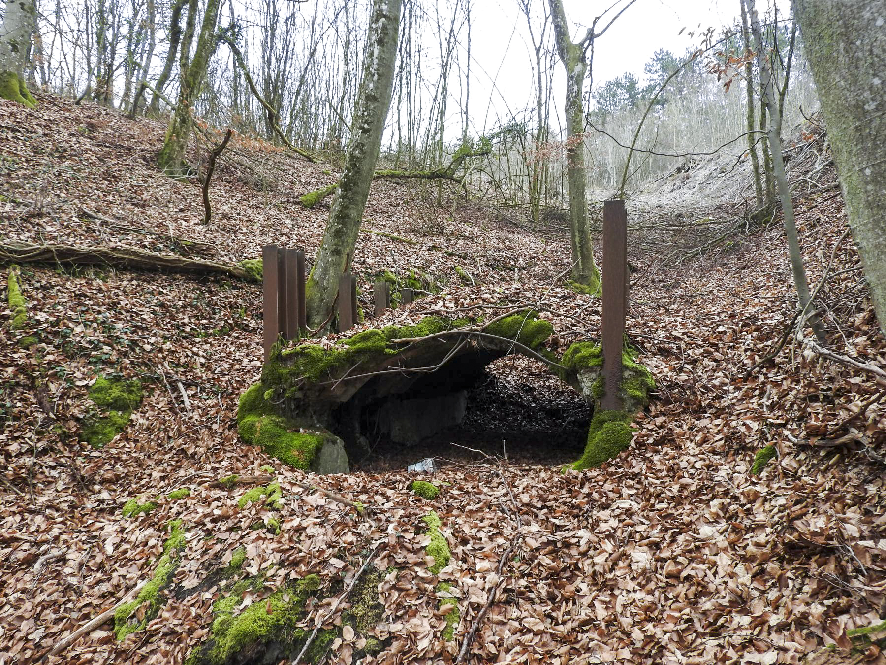 Ligne Maginot - HOUVE 2 - (Abri) - Les restes de l'abri inachevé. - STENGER Mathieu
