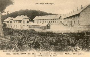 Ligne Maginot - PEIRA CAVA - CASERNE CRENANT - (Cité Cadres) - Carte postale non datée, après 1935