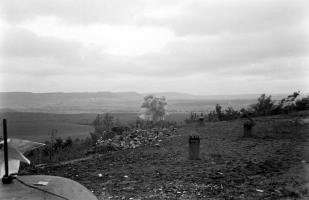 Ligne Maginot - GUENTRANGE (FESTE DE) - (Ouvrage d'artillerie) - Les troupes américaines utilisent l'ouvrage 
L'une des batteries de l'ouvrage