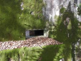 Ligne Maginot - KAISERWALD - (Blockhaus pour canon) - L'embrasure pour le canon anti-char.