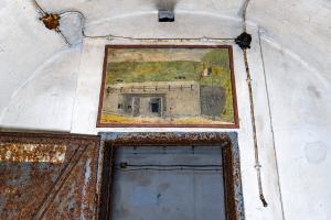 Ligne Maginot - SCHIESSECK - (Ouvrage d'artillerie) - Peinture murale dans l'usine