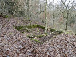 Ligne Maginot - HOLZSCHLAG 2 - (Cuve pour canon) - Une vue d'ensemble de la cuve.