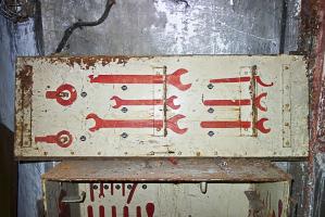 Ligne Maginot - HAUT POIRIER - (Ouvrage d'infanterie) - Bloc 1
Armoire à outils de la cloche AM