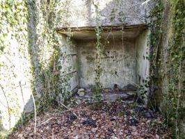 Ligne Maginot - VELOSNES - (Ouvrage d'artillerie) - A coté de la route vers l'entrée
Une niche de stockage