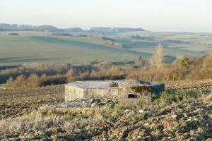 Ligne Maginot - SCHITTEFELD 4 - (Blockhaus pour arme infanterie) - Façade arrière
L'entrée et le poste d'observation