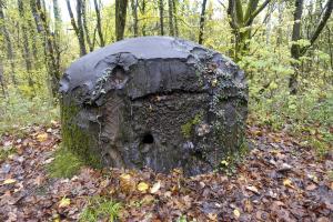 Ligne Maginot - KERFENT - A34 - (Ouvrage d'infanterie) - Bloc 3
Cloche GFM coté ennemi