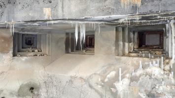 Ligne Maginot - HOCHWALD - (Ouvrage d'artillerie) - Bloc  13
Casemate d'infanterie pour jumelages de mitrailleuses et canon de 47 antichar
