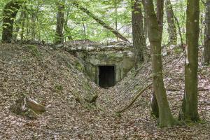 Ligne Maginot - REDUIT DU HOCHWALD - (Blockhaus pour arme infanterie) - L'entrée du blockhaus