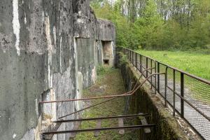 Ligne Maginot - SIMSERHOF - (Ouvrage d'artillerie) - Bloc 4
Fossé diamant