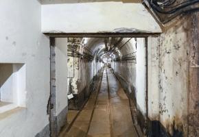 Ligne Maginot - GALGENBERG - A15 - (Ouvrage d'artillerie) - Galerie entre l'entrée des munitions et la gare M1