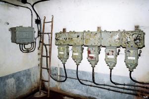 Ligne Maginot - SCHOENENBOURG - (Ouvrage d'artillerie) - Bloc 2
Le tableau électrique du bloc