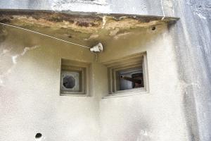 Ligne Maginot - FOUR A CHAUX - FAC - (Ouvrage d'artillerie) - Entrée munitions 
Créneau FM 24/29 et JM/47