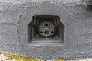 Ligne Maginot - ROHRBACH - FORT CASSO - (Ouvrage d'infanterie) - Bloc 2
Cloche AM (Reibel MAC 31 et canon 25mm)