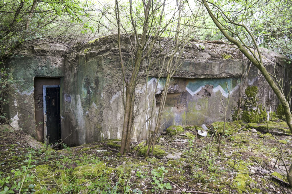 Ligne Maginot - Blockhaus Bb6 - Entrée et flanquement droit - Alain Perouffe
