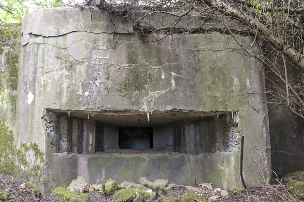 Ligne Maginot - Blockhaus Bb6 - Créneau frontal pour canon - Alain Perouffe