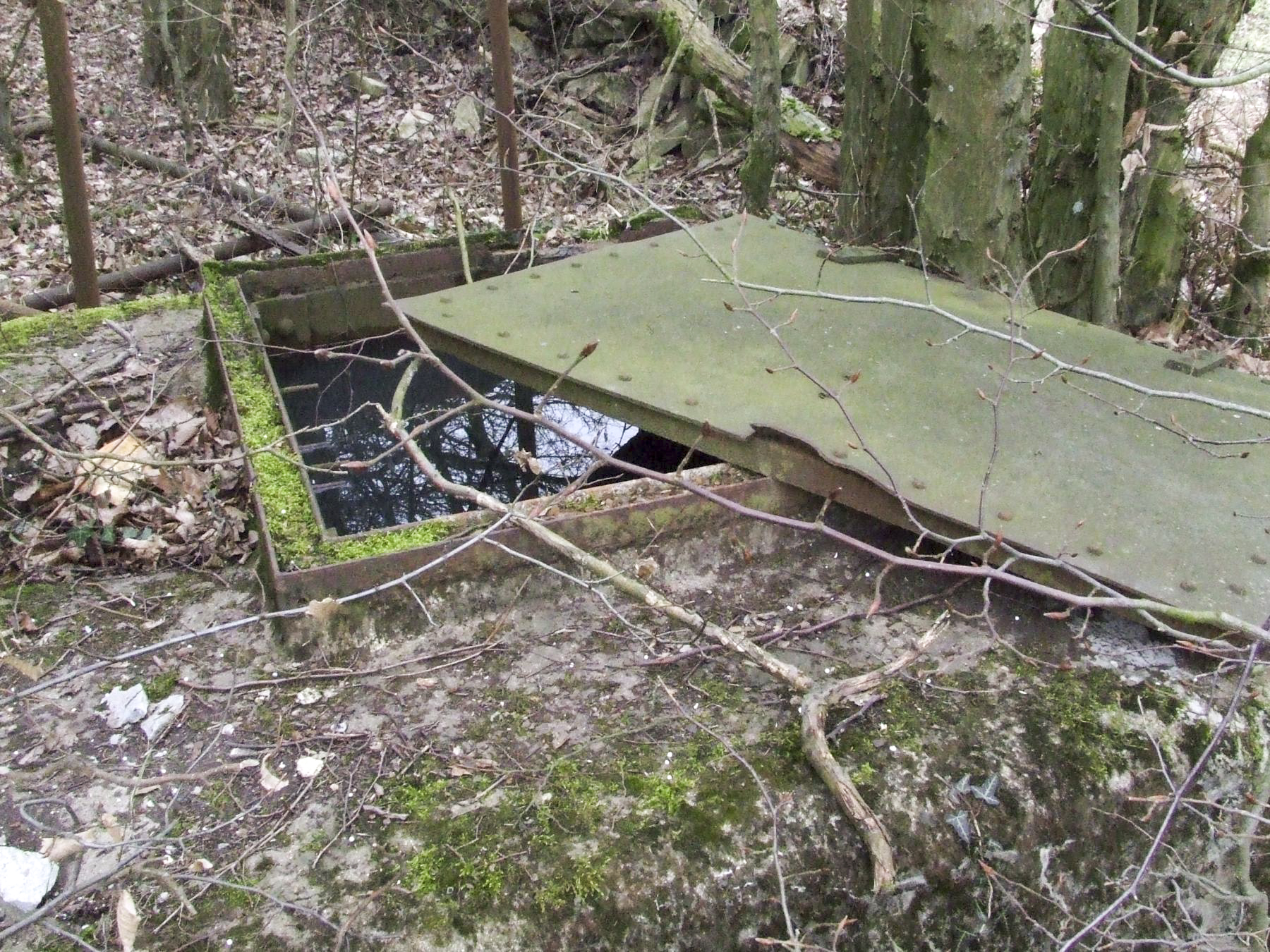 Ligne Maginot - 54A - (Chambre de coupure) - Le local est rempli d'eau. - STENGER Mathieu