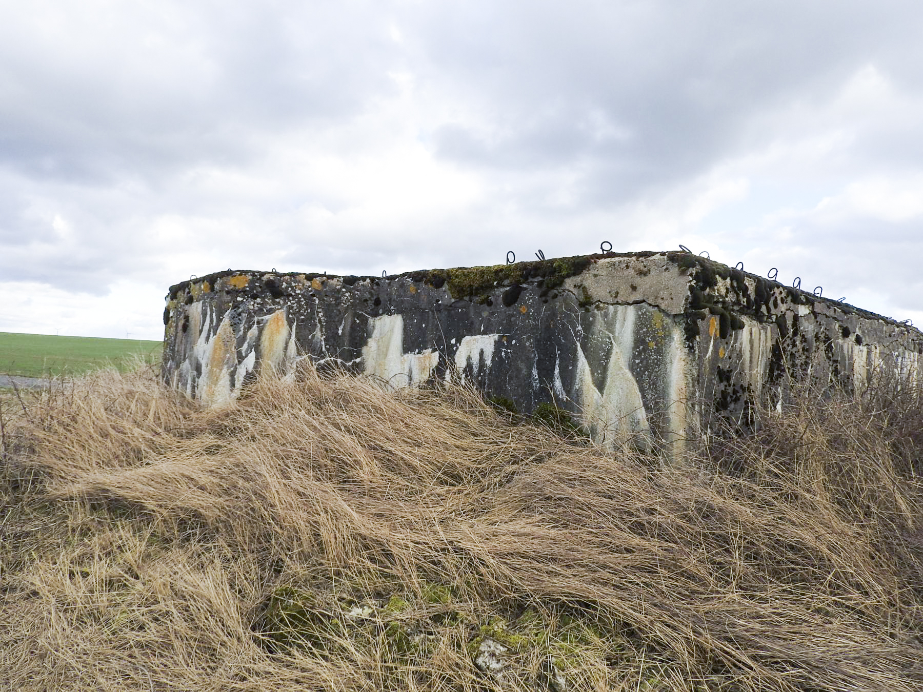 Ligne Maginot - HOCHWAELDEN OUEST - (Blockhaus pour arme infanterie) - La façade de tir. - STENGER Mathieu