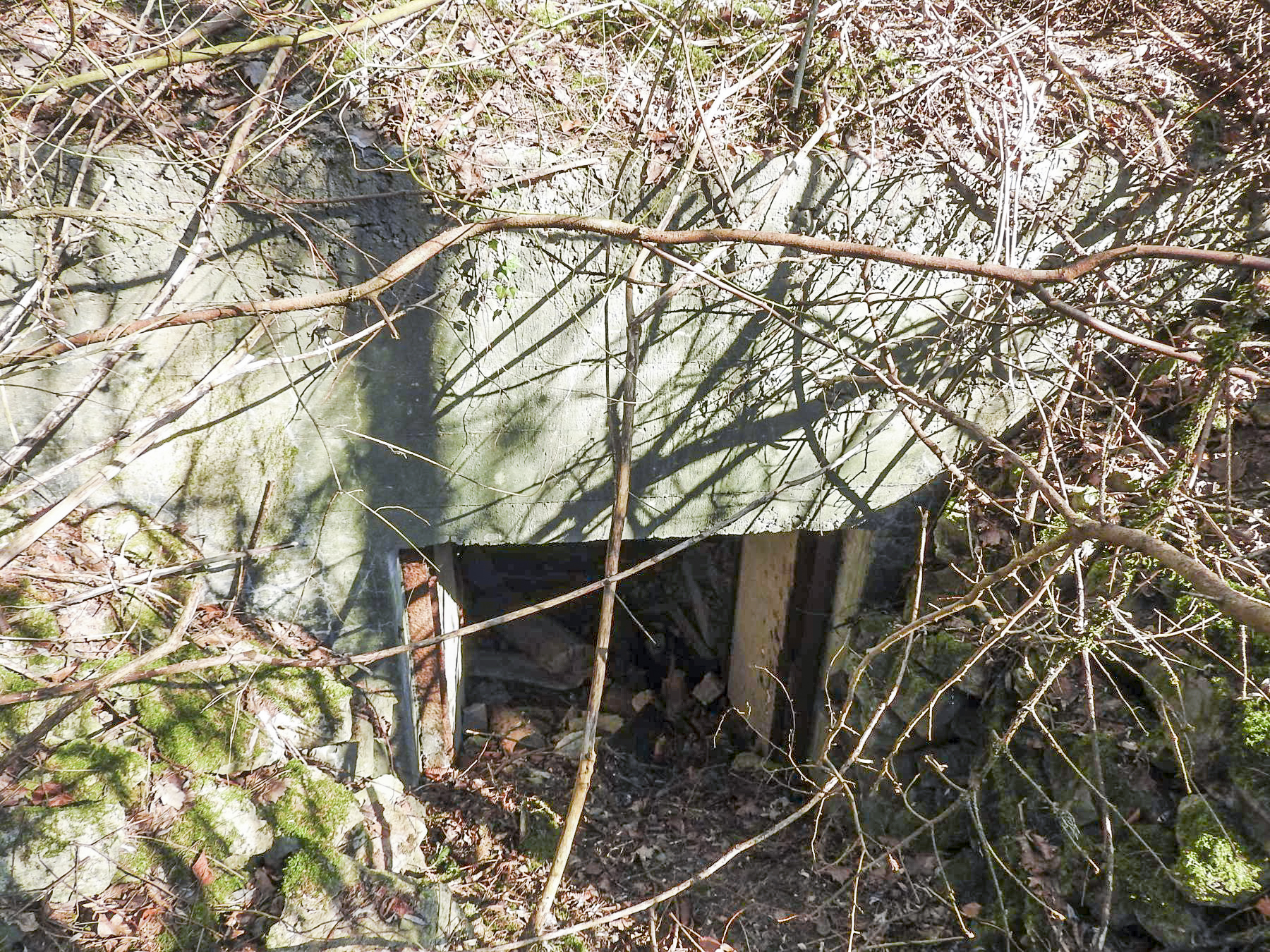 Ligne Maginot - MUEHLENBACH 3 - (Blockhaus pour canon) - L'entrée arrière pour le canon. - STENGER Mathieu