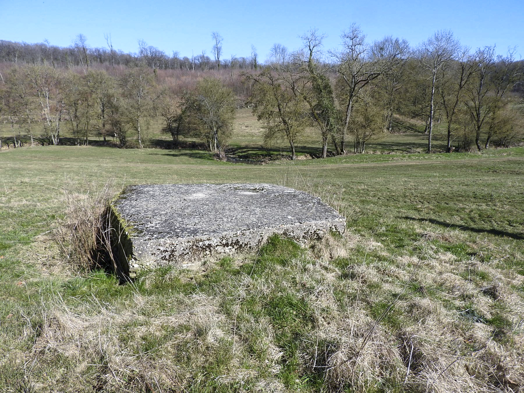 Ligne Maginot - MUEHLENBACH 8 - (Observatoire indéterminé) - L'arrière remblayé de l'observatoire. - STENGER Mathieu