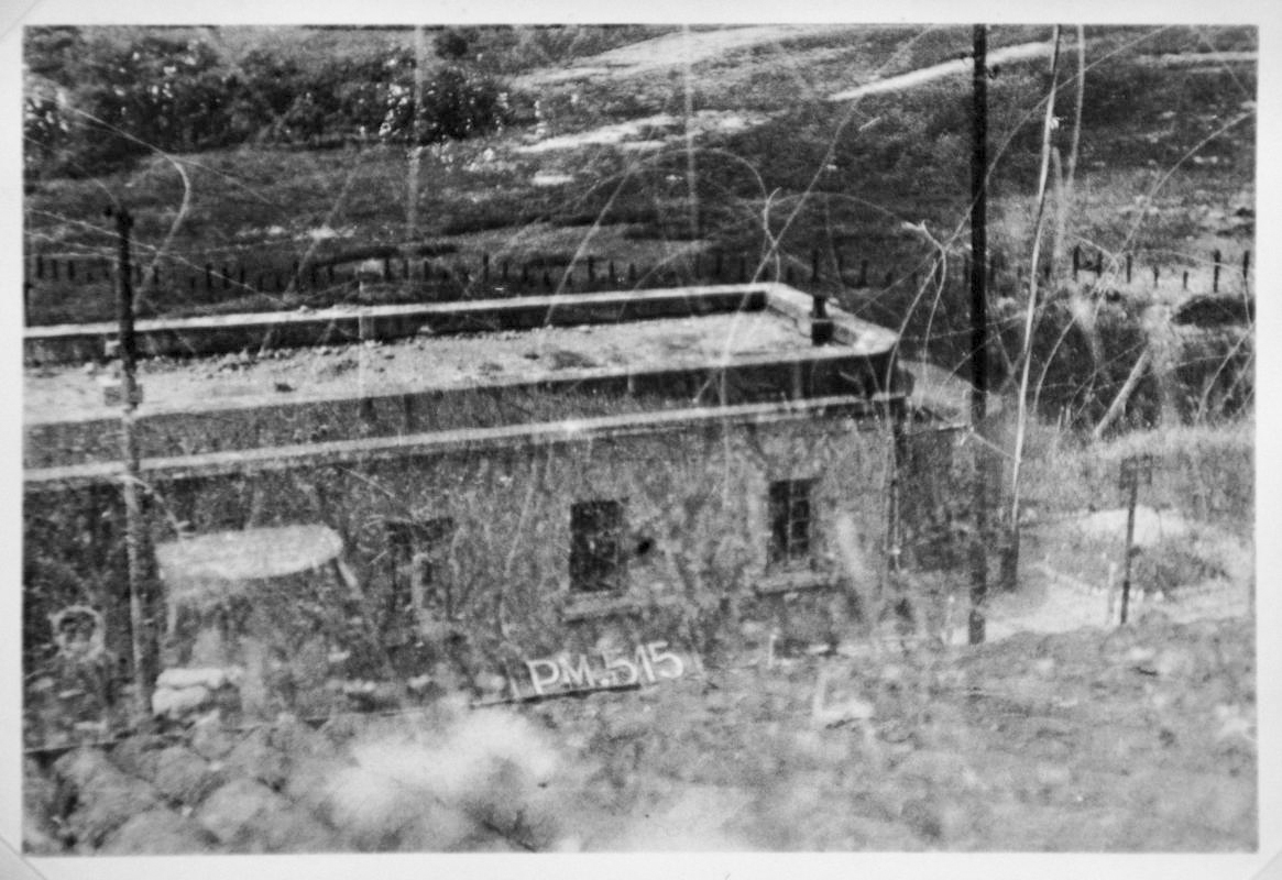 Ligne Maginot - SCHRECKLING (MF DE) - (Poste GRM - Maison Forte) - Photo prise au téléobjectif par l'armée allemande pour la préparation de l'assaut - Génie - Coll. Musée de la Moselle 1939-45 - Hagondange