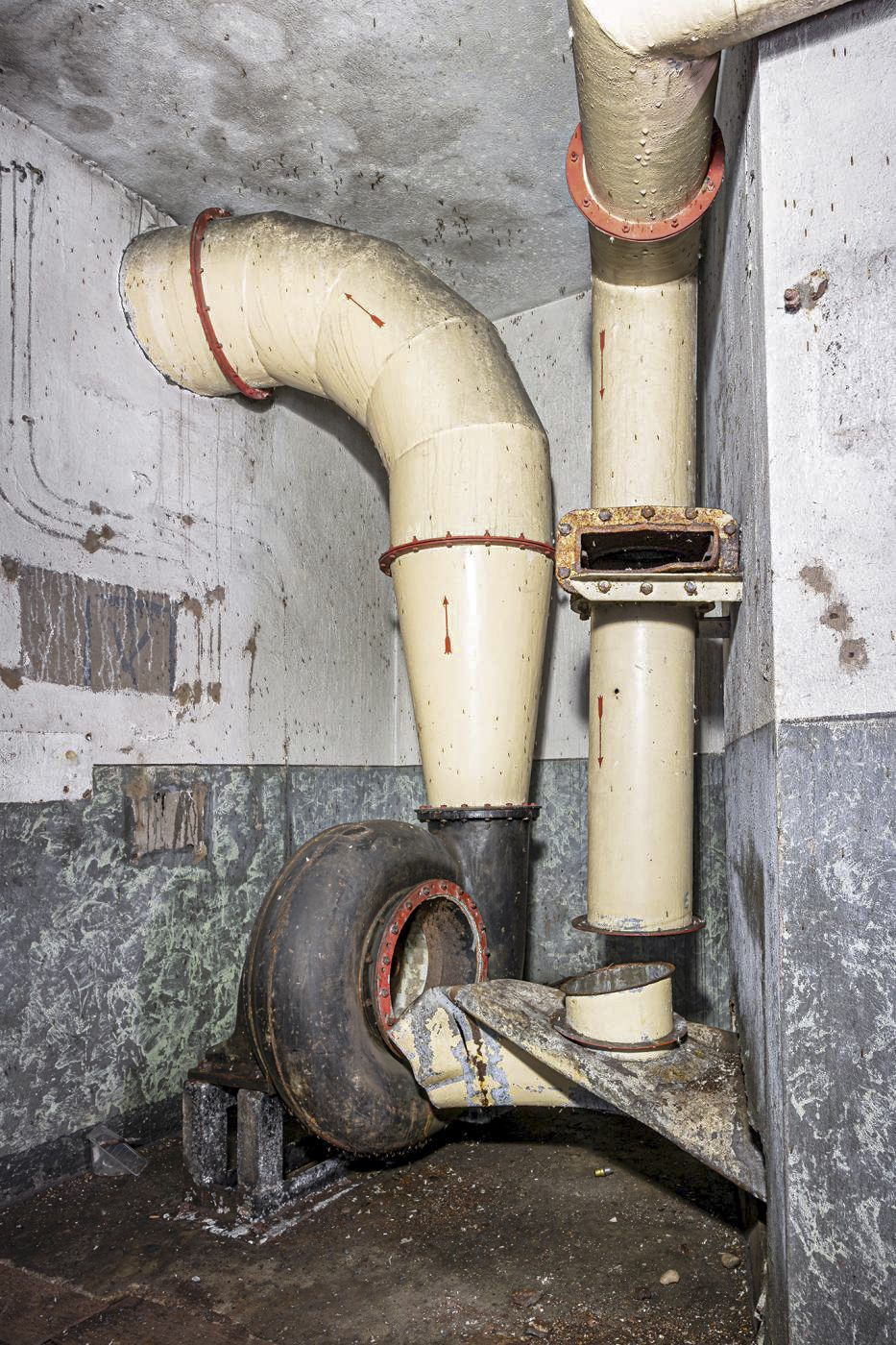Ligne Maginot - BILLIG - A18 - (Ouvrage d'artillerie) - Bloc 4
Ventilation - David Palmer