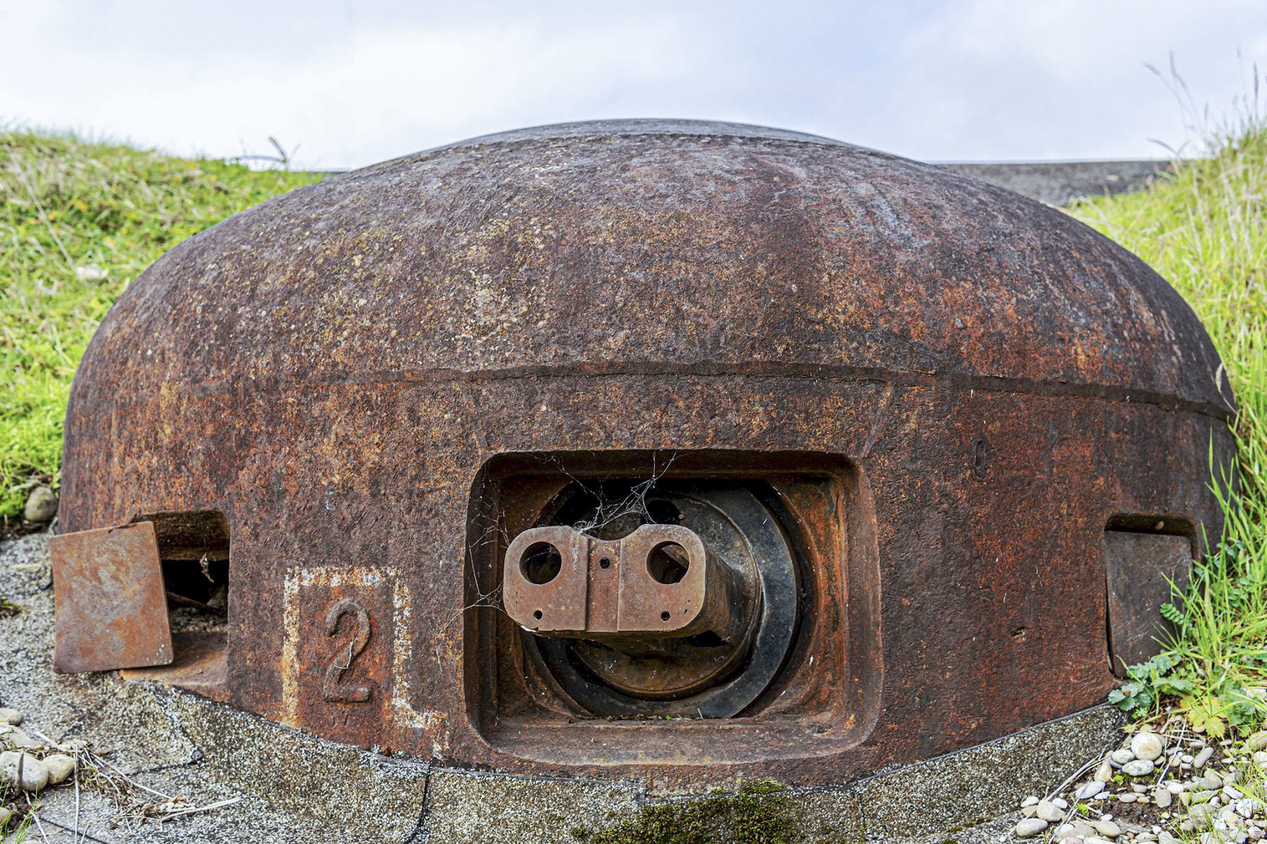 Ligne Maginot - 35/3 - MARCKOLSHEIM SUD - (Casemate d'infanterie - Double) - Cloche JM - David Palmer