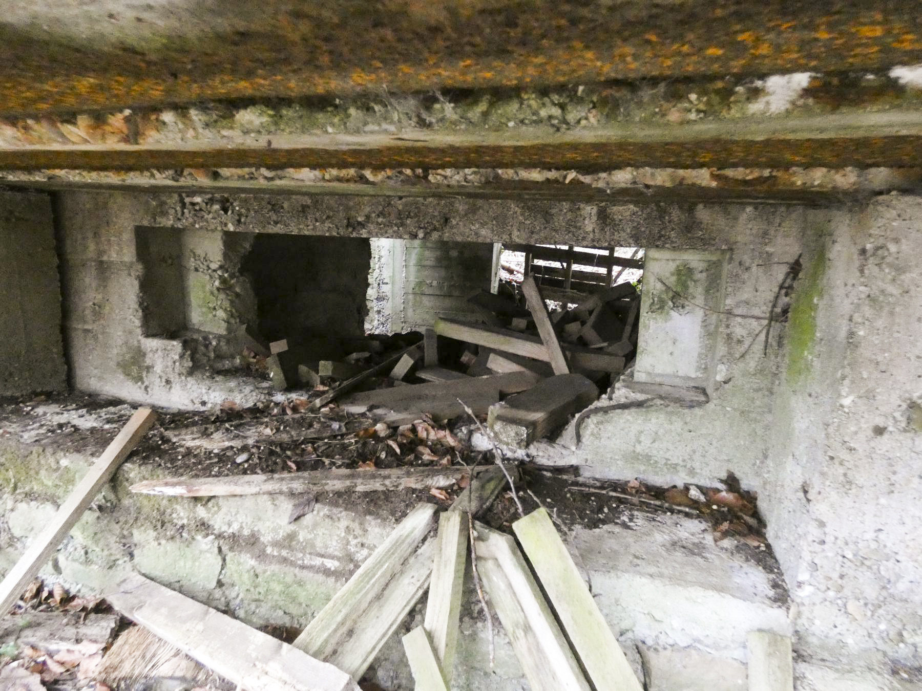 Ligne Maginot - ELSENBERG 8 - (Blockhaus pour canon) - L'embrasure pour un canon anti-char. - STENGER Mathieu