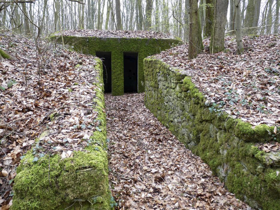 Ligne Maginot - GROS BOIS (160° RIF) - (PC de Sous-Secteur) - L'un des bâtiments composant le PC - LAMBERT Sylvie Laure