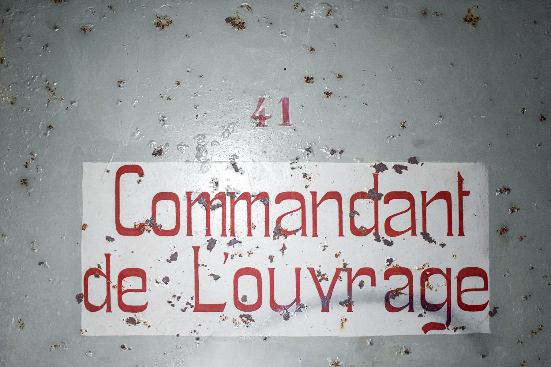 Ligne Maginot - WELSCHHOF - (Ouvrage d'infanterie) - Casernement
Chambre du commandant de l'ouvrage - David Palmer