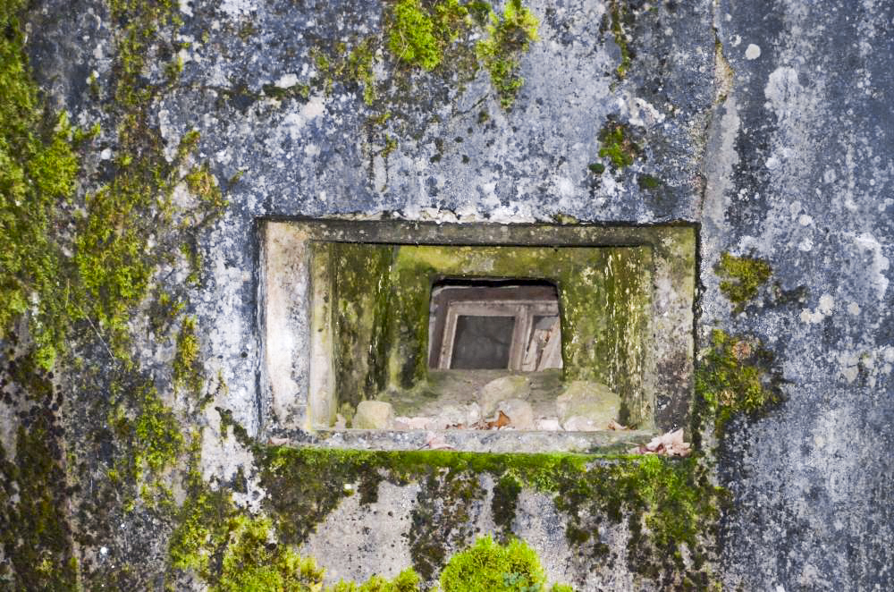 Ligne Maginot - OLTINGUE NORD 1 - (Blockhaus pour arme infanterie) - Créneau FM ou mitrailleuse - D. Froehly