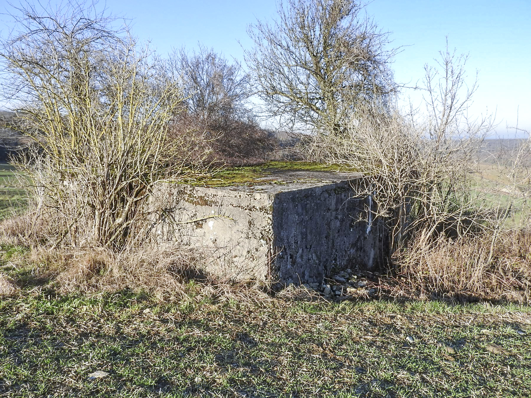 Ligne Maginot - KLEIBORN SUD - (Blockhaus pour arme infanterie) - La façade arrière du blockhaus. - STENGER Mathieu