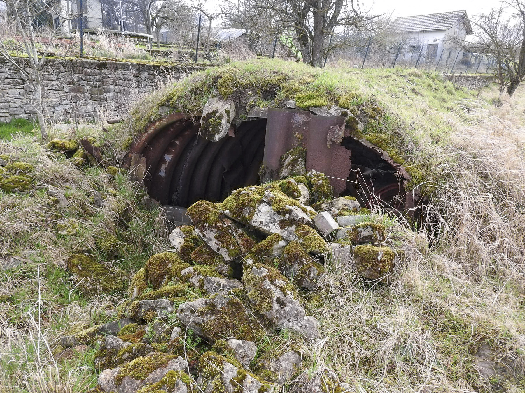 Ligne Maginot - MOMERSTROFF - (Abri) - L'entrée de l'abri. - STENGER Mathieu