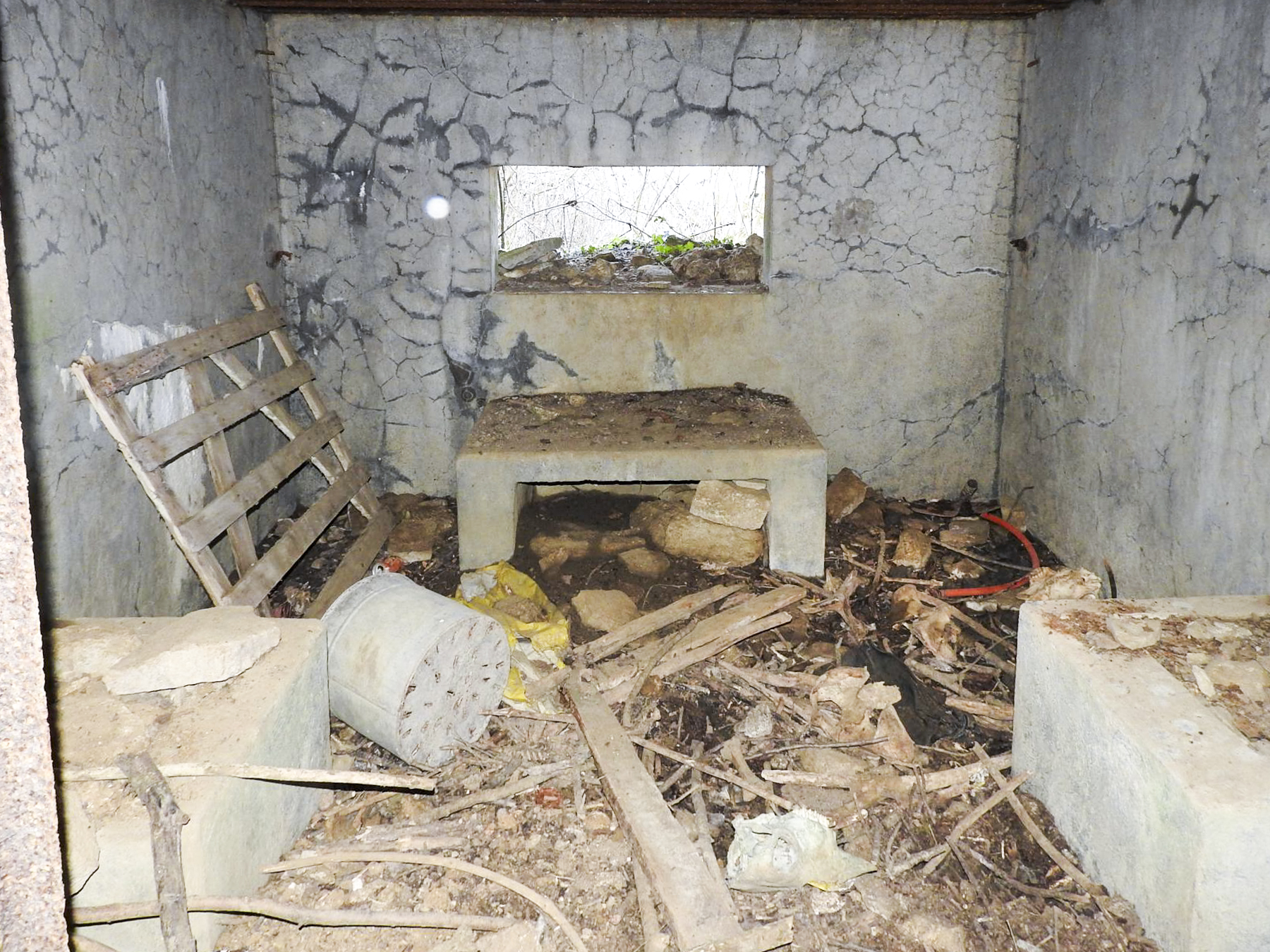 Ligne Maginot - VERTH - (Blockhaus pour canon) - La chambre de tir. - STENGER Mathieu