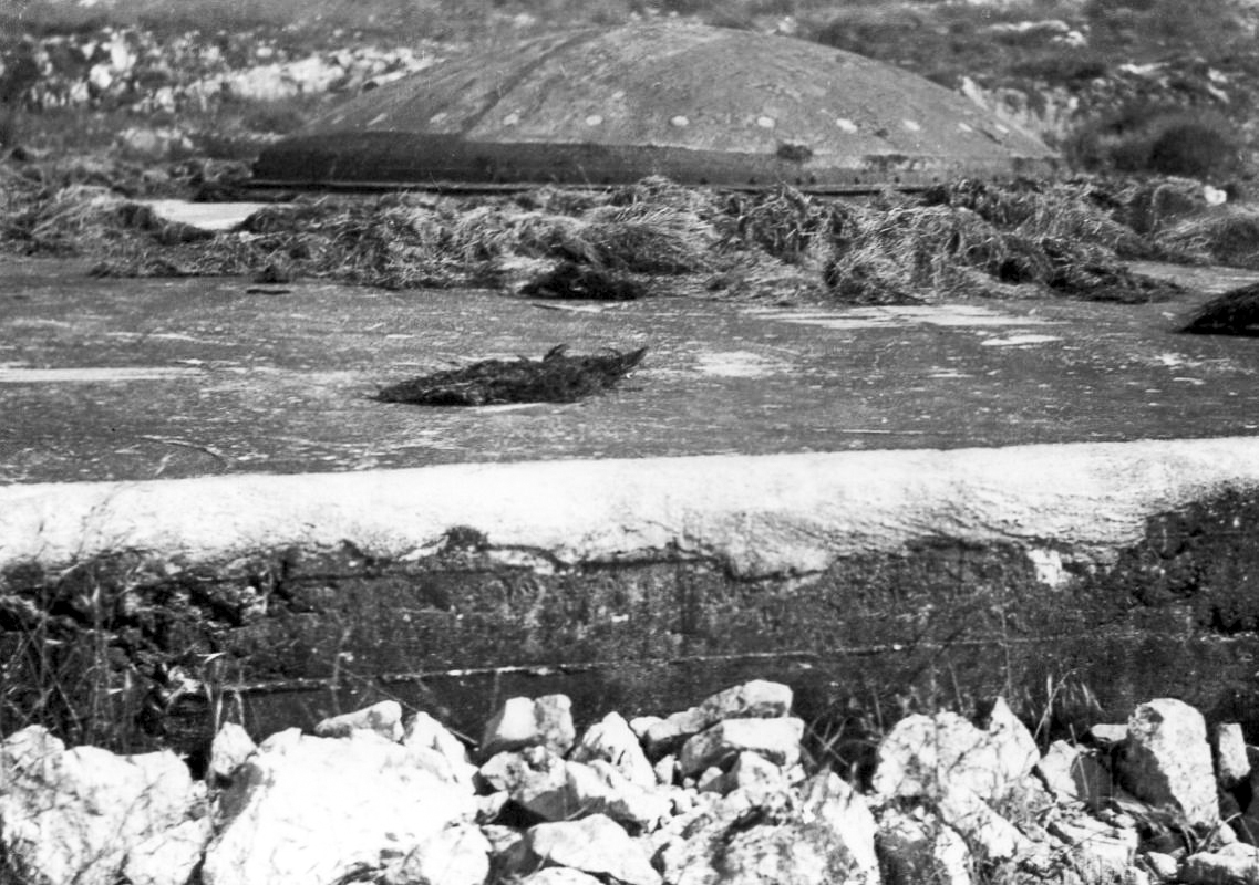 Ligne Maginot - MONT AGEL - (Ouvrage d'artillerie) - Une des deux tourelles qui à l'époque, dans les années '50', n'avaient pas encore leur 'chapeau chinois'. - Non précisé