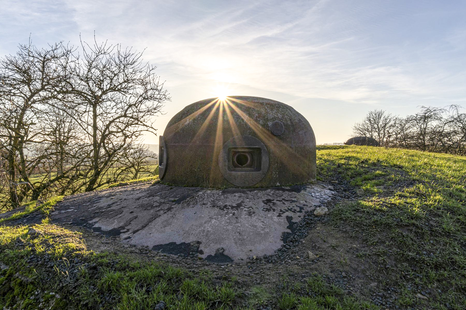 Ligne Maginot - ACHEN NORD OUEST - (Casemate d'infanterie - Double) - Cloche GFM - David Palmer