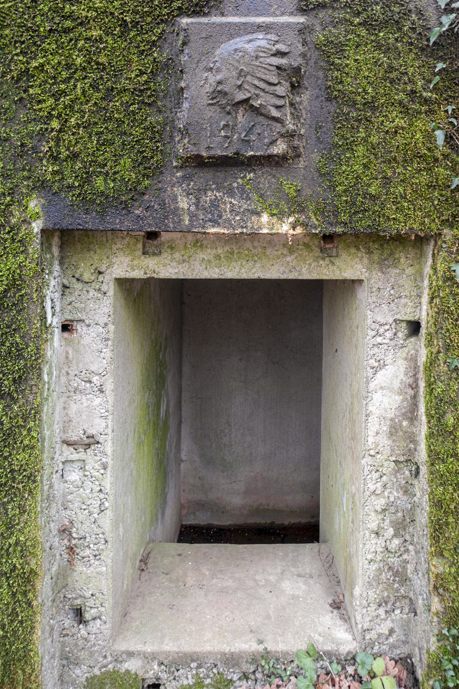 Ligne Maginot - SELTZBACH 1 - (Blockhaus pour arme infanterie) - Cartouche sur l'entrée du blockhaus - David Palmer