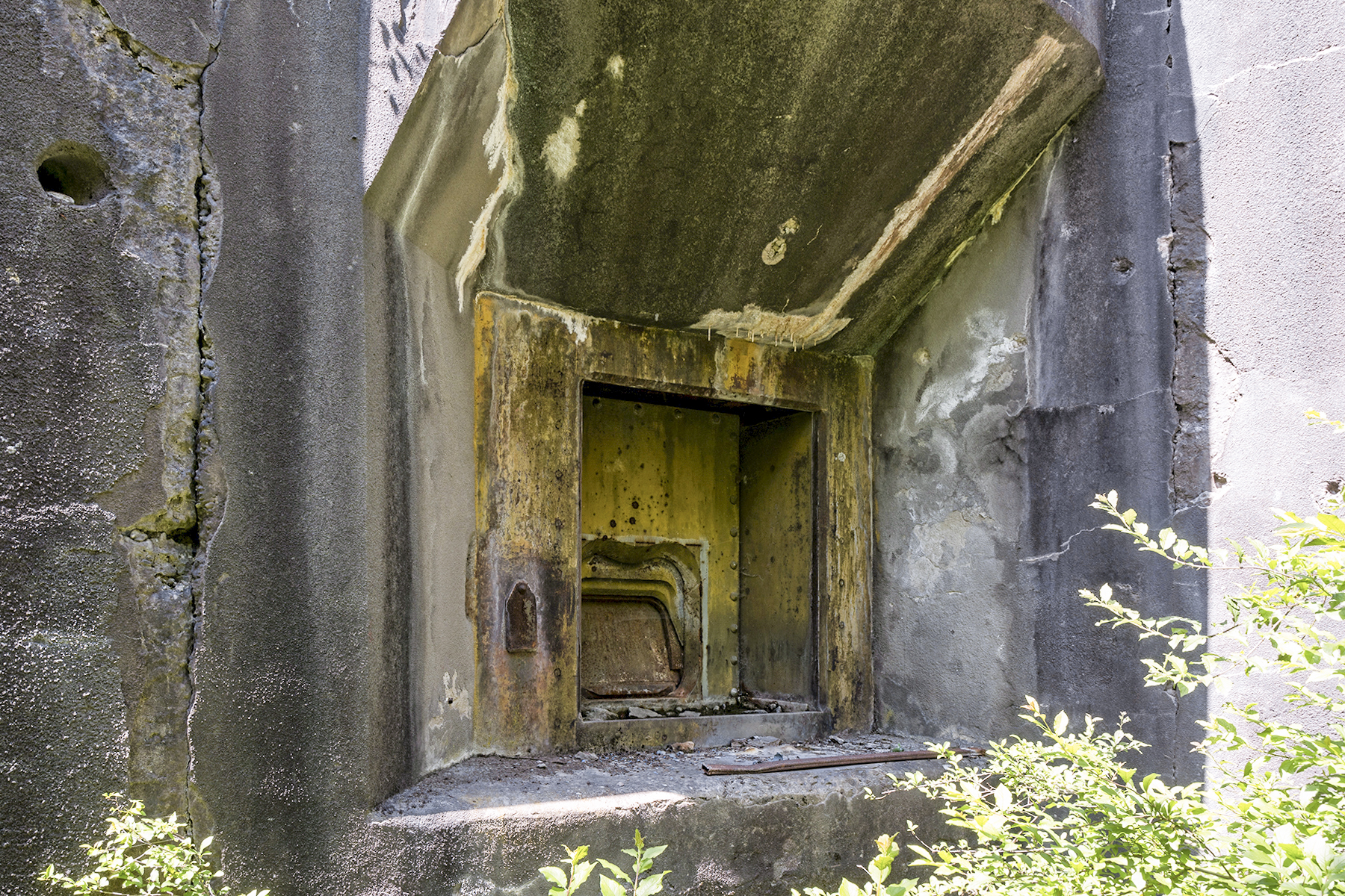Ligne Maginot - HOCHWALD - (Ouvrage d'artillerie) - Bloc 1
Créneau pour obusier de 135 mm - David Palmer