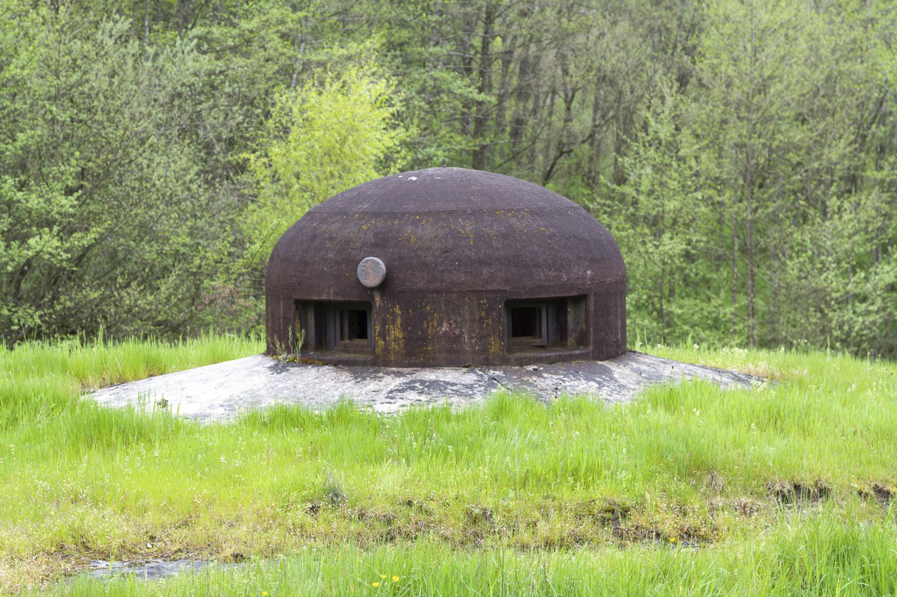 Ligne Maginot - HOCHWALD - (Ouvrage d'artillerie) - Bloc 13
L'une des deux cloches GFM - Michel Teiten