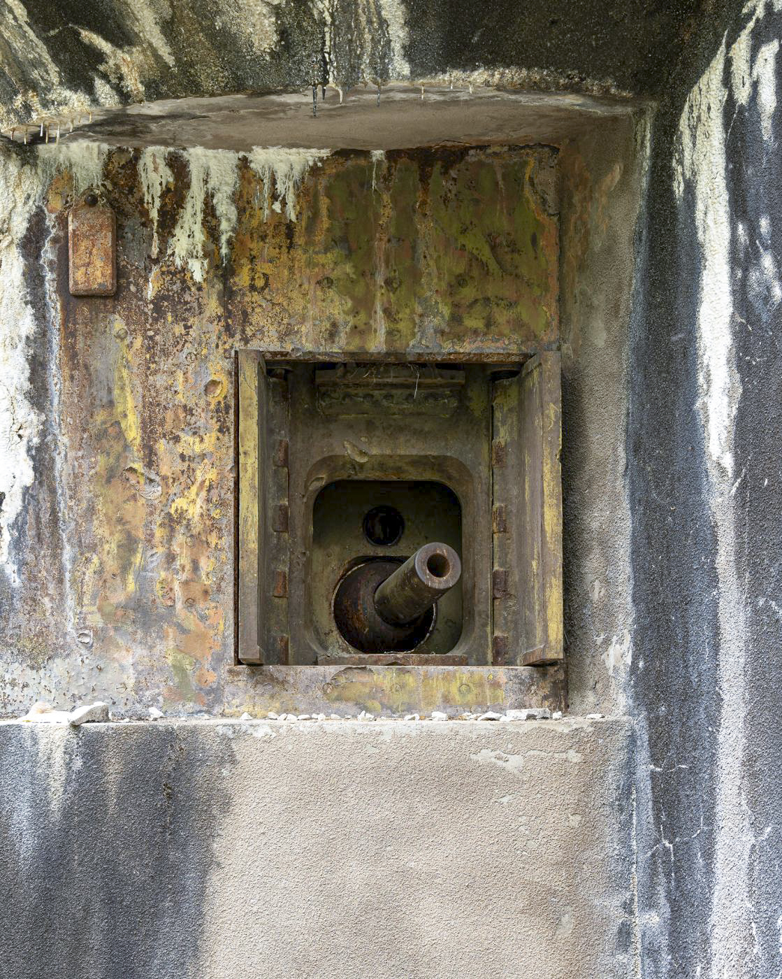 Ligne Maginot - SIMSERHOF - (Ouvrage d'artillerie) - Bloc 6
Canon de 75mm mle 32 - David Palmer