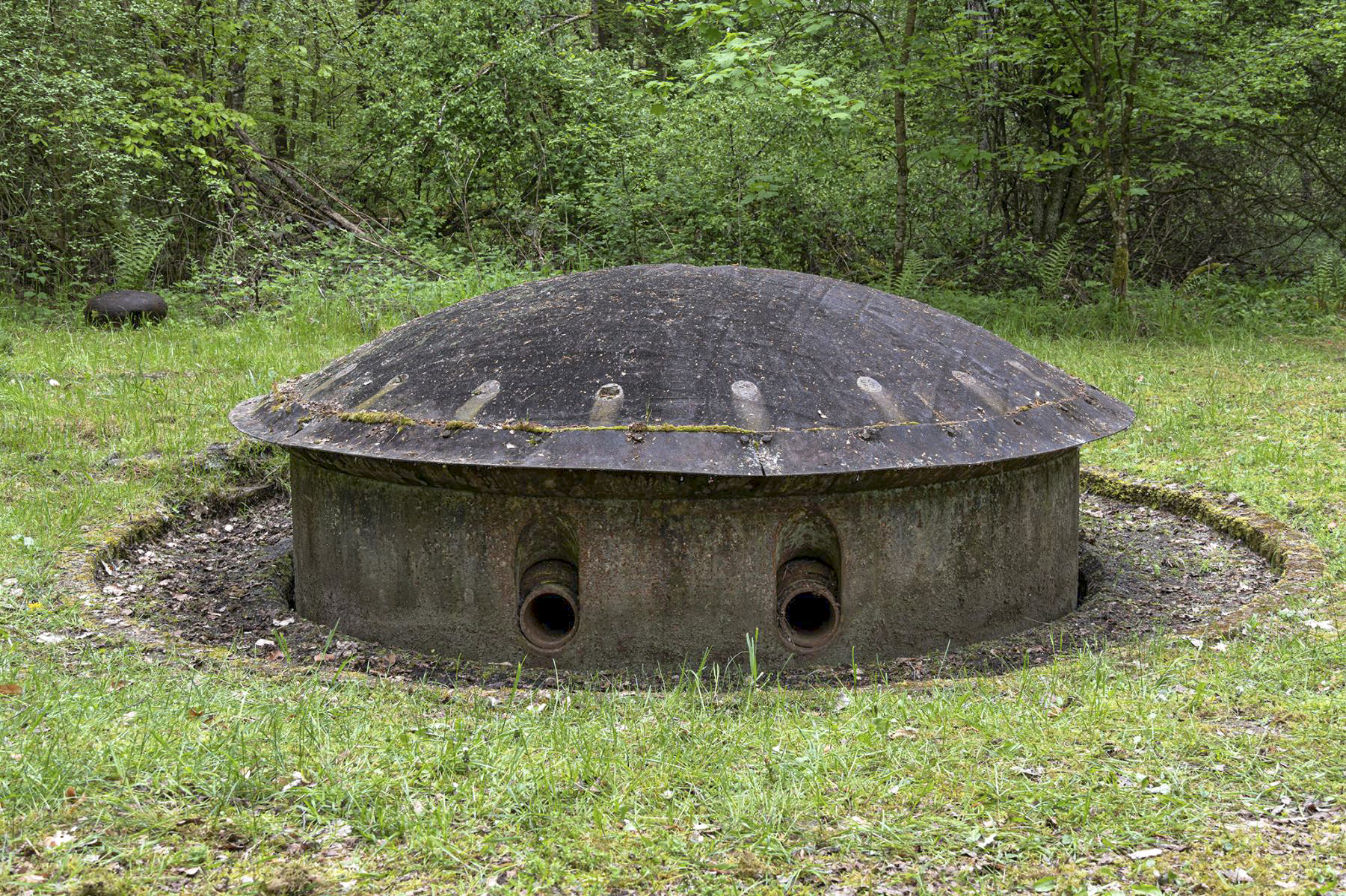 Ligne Maginot - SIMSERHOF - (Ouvrage d'artillerie) - Bloc 7
Tourelle 135mm - David Palmer