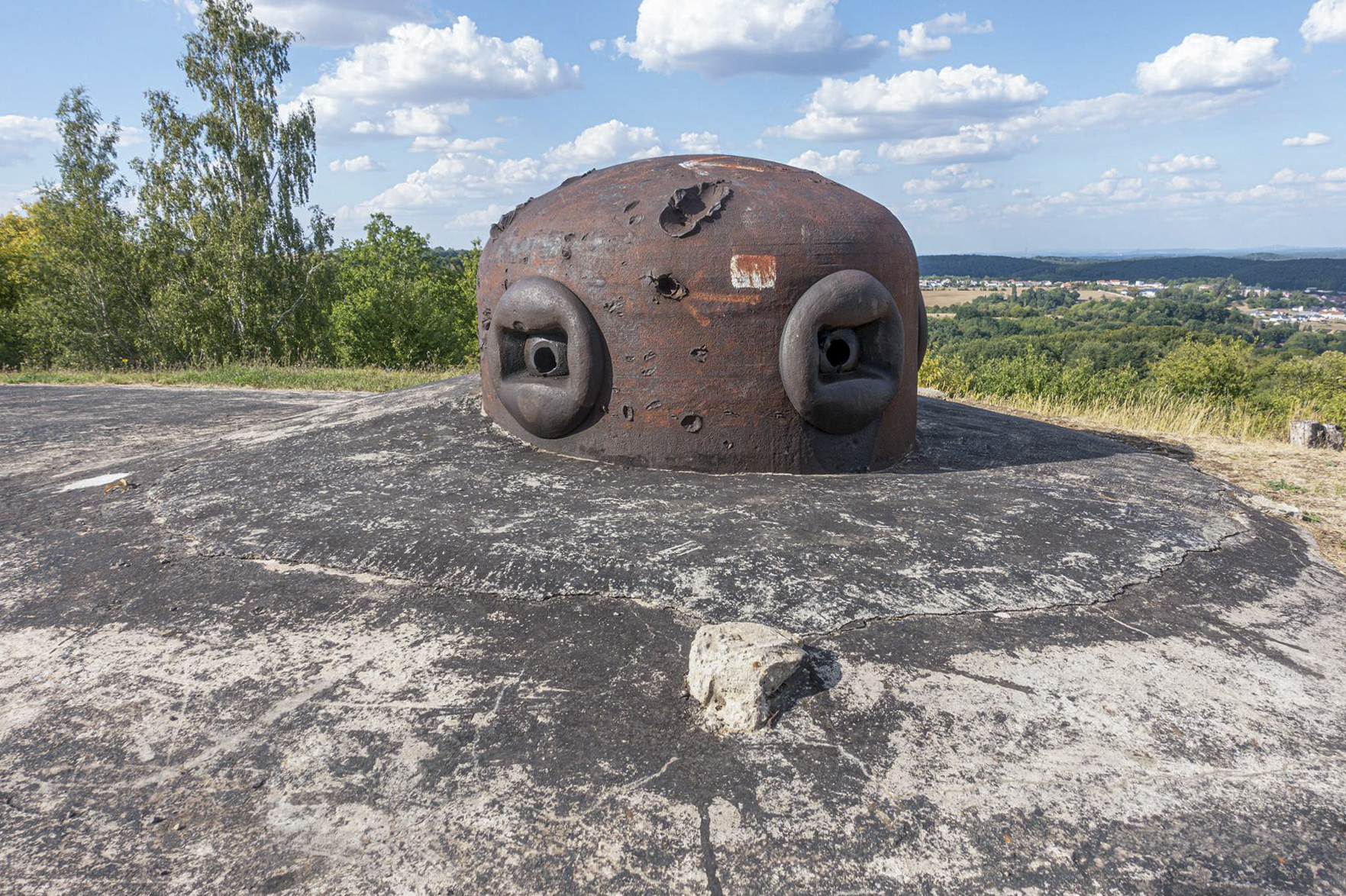 Ligne Maginot - EINSELING NORD - C72 - (Casemate d'infanterie - Simple) - La cloche GFM modifié en type B - David Palmer