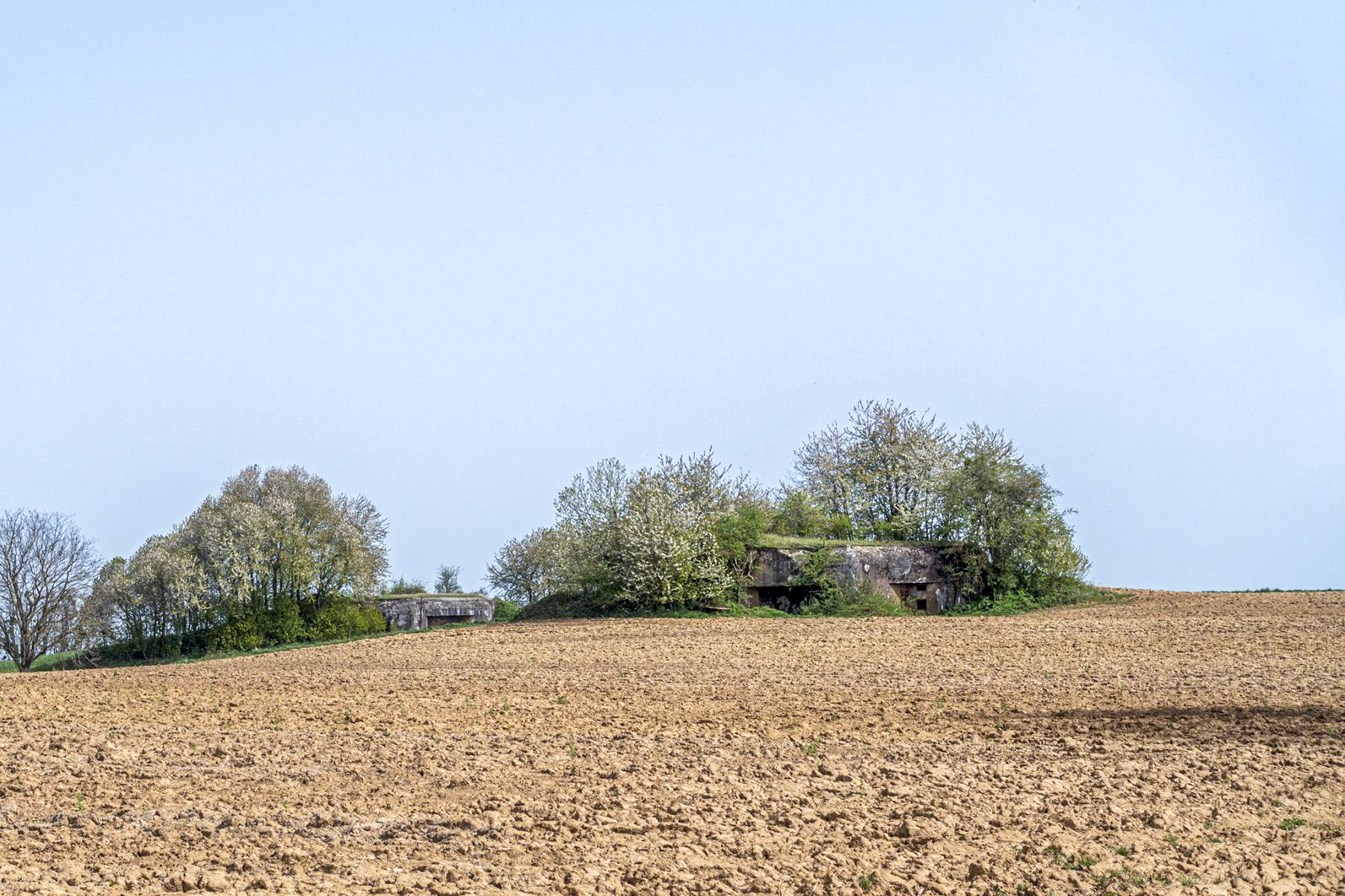 Ligne Maginot - ASCHBACH OUEST - (Casemate d'infanterie - Simple) - Les casemates d'Aschbach.
Aschbach Ouest à droite et Aschbach Est à gauche
 - David Palmer
