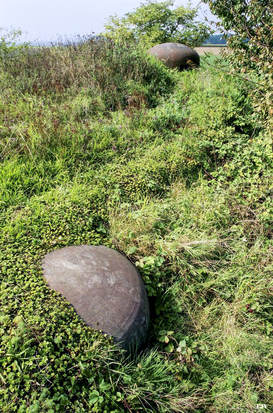 Ligne Maginot - ASCHBACH OUEST - (Casemate d'infanterie - Simple) - Cloches JM et GFM - Lia VERMEULEN